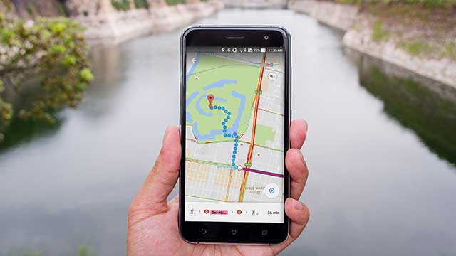 Google maps su smartphone