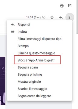 blocca gmail