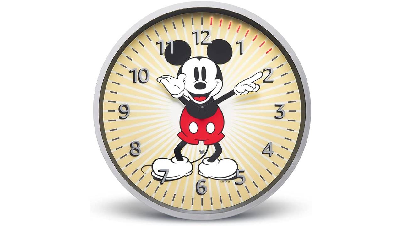 echo wall clock topolino