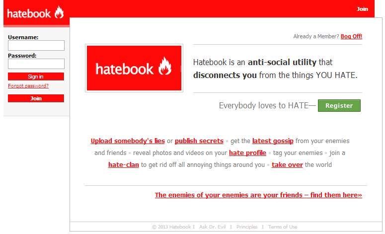 Hatebook