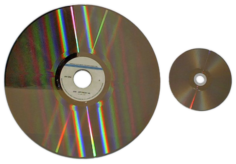 Laserdisk e CD a confronto