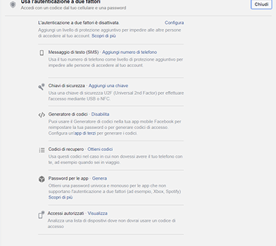 autenticazione due fattori