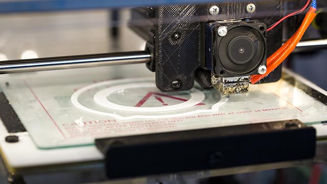 Stampante 3D in azione