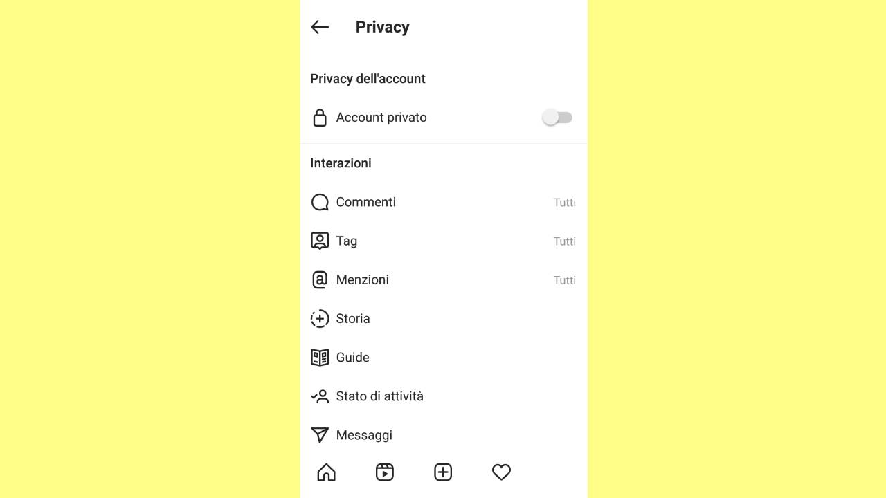 instagram privacy