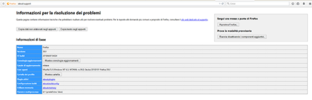 Ripristino di Firefox