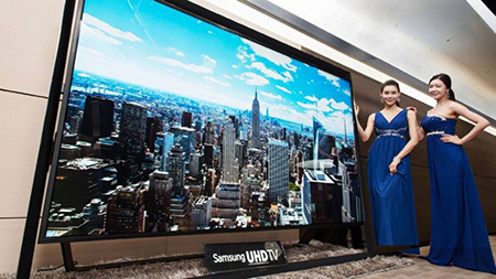 Televisore 4K da 110 pollici che Samsung presenterà a breve
