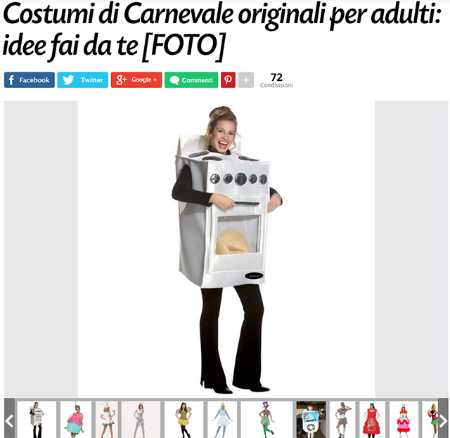 Costumi di carnevale originali per adulti