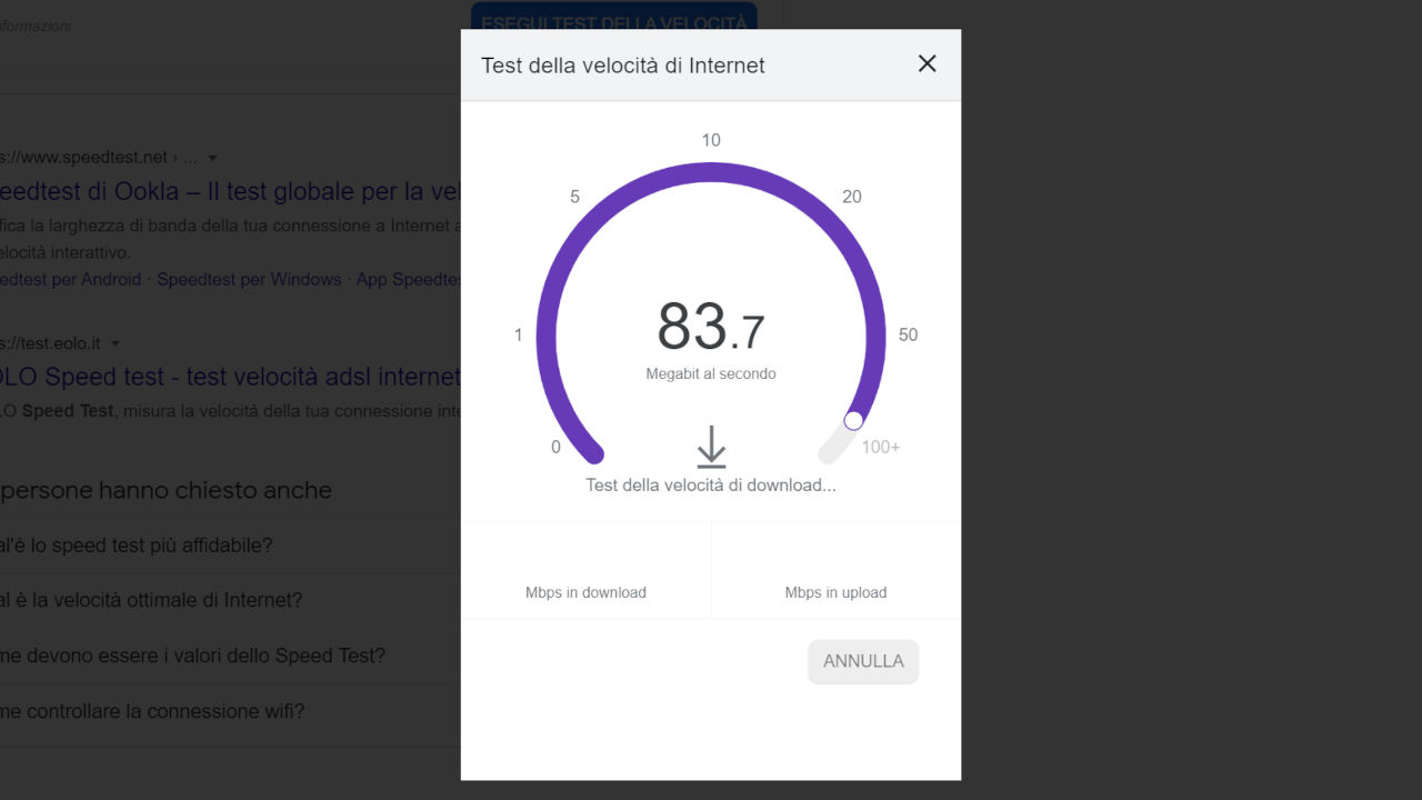 speed test google