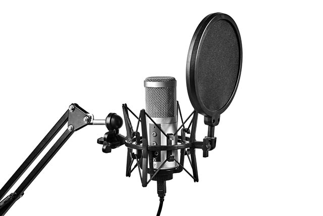 Microfono con stand