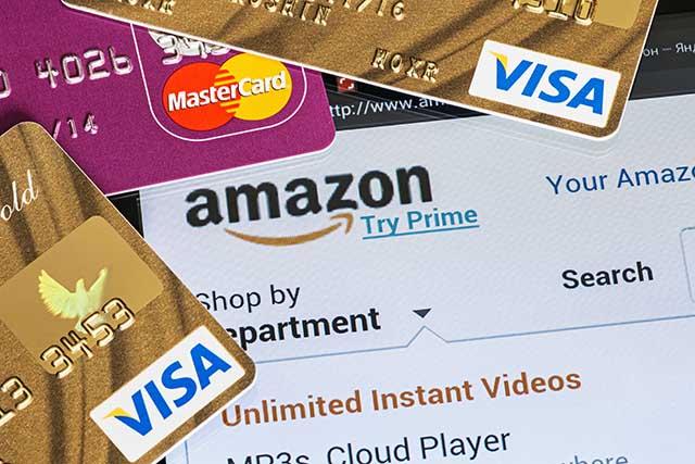 Carte di pagamento per Amazon