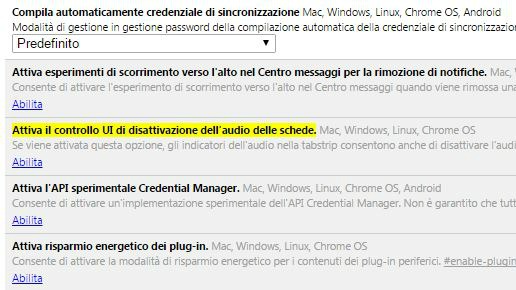 Come disattivare audio schede web