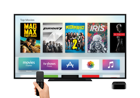 L'interfaccia dell'Apple TV