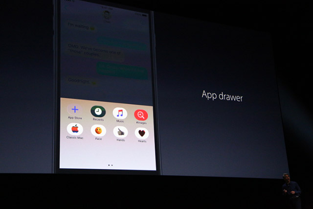 App drawer per iMessage