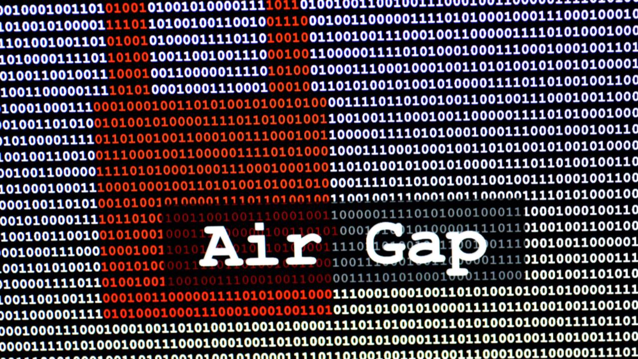 Computer con air gap