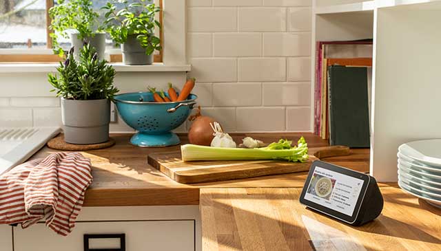 Smart display in cucina