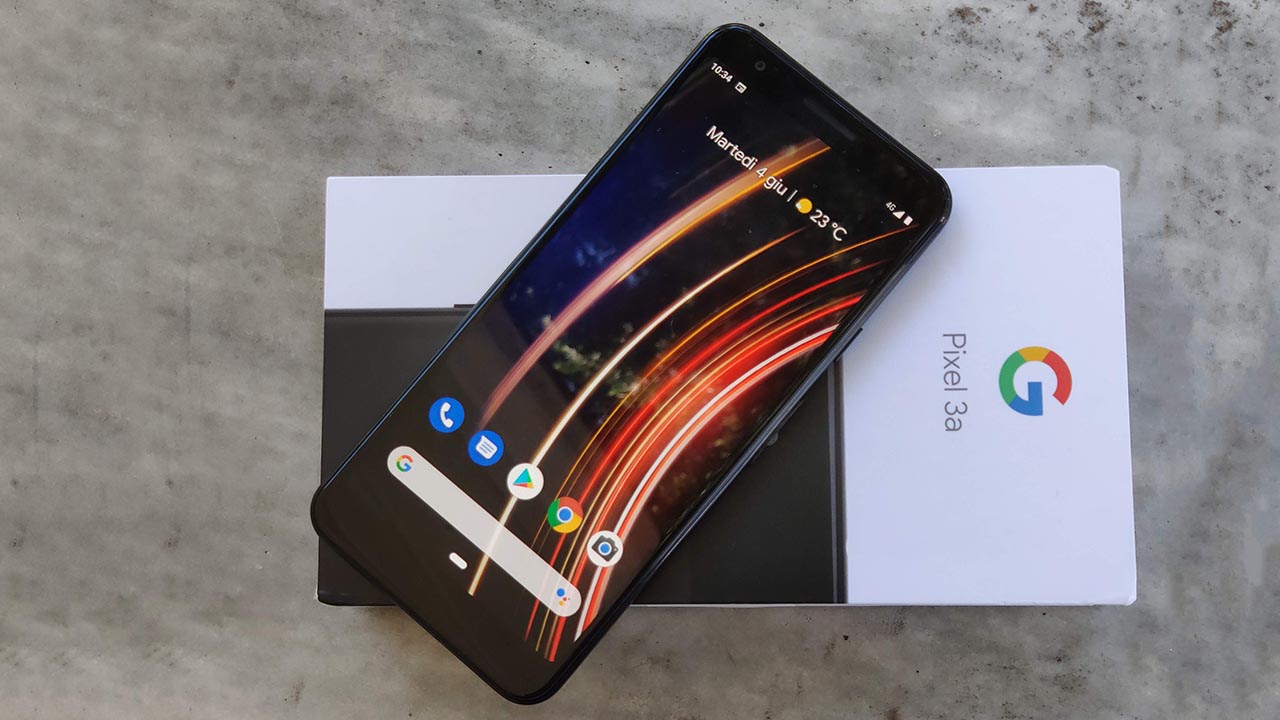 schermo pixel 3a