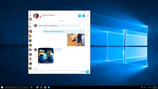 Skype universal app