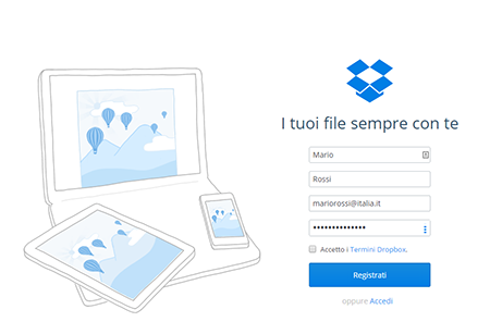 Come installare Dropbox