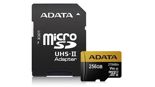 ADATA Premier ONE V90 memoria flash 256 GB MicroSDXC Classe 10 UHS-II