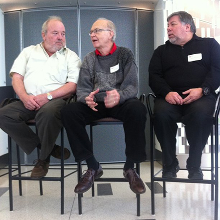 Al Acorn, Donald Knuth e Steve Wozniak