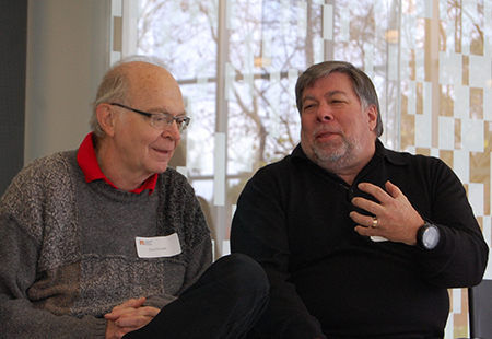 Donald Knuth e Steve Wozniak