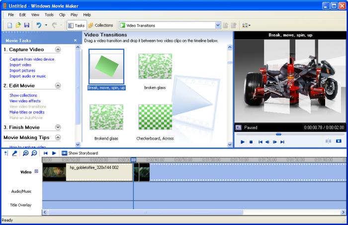 Windows movie maker