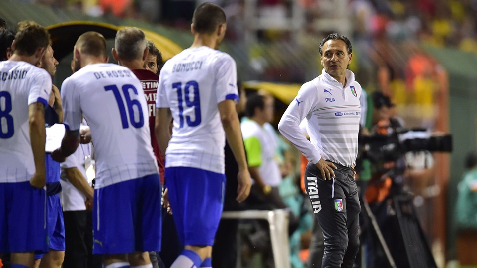 Cesare Prandelli e i suoi azzurri