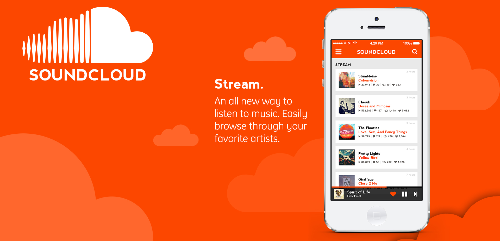 SoundCloud su smartphone