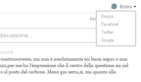 Disqus icona di registrazione