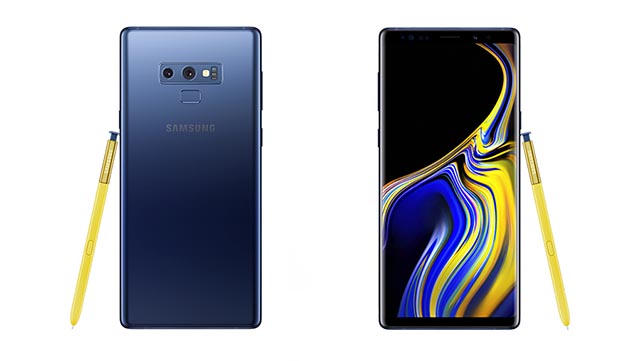 caratteristiche galaxy note 9