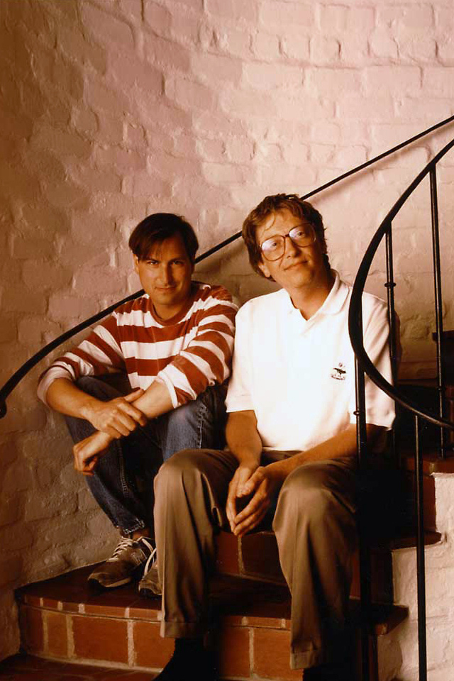 Bill Gates e Steve Jobs