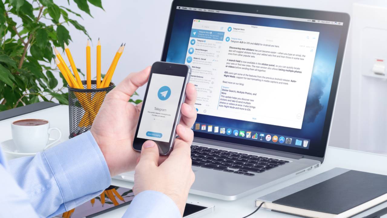 Telegram su pc e smartphone