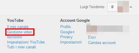 Impostazioni privacy di YouTube