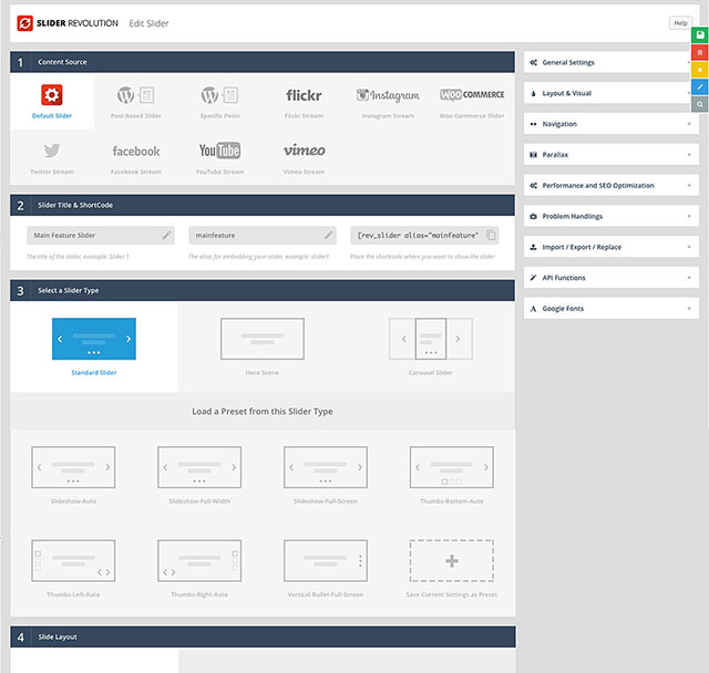 editor slider eevolution