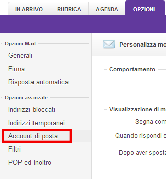 Migrazione tra Gmail e Yahoo! Mail