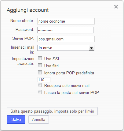 Migrazione tra Gmail e Yahoo! Mail