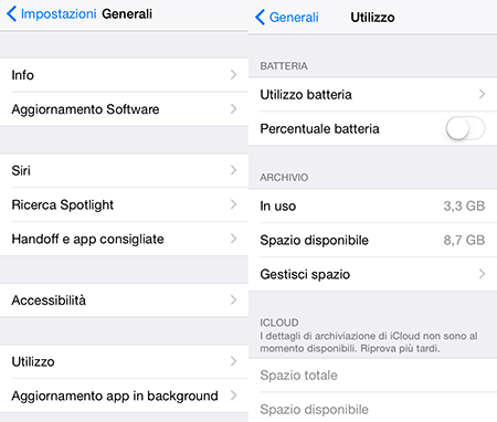 Quanto occupano le app sull'iPhone?