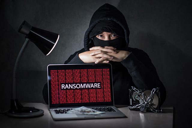 Attacco ransomware