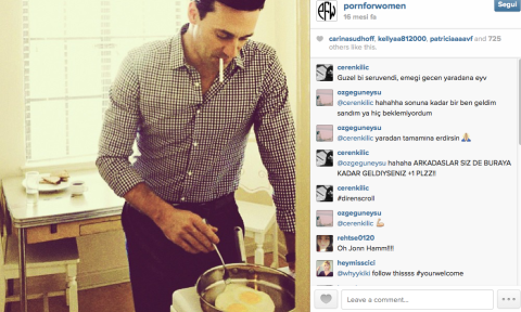 John Hamm, primo protagonista dell'account Instagram