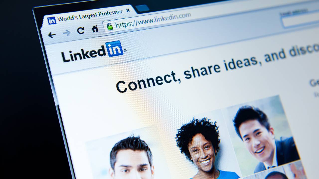 LinkedIn home page