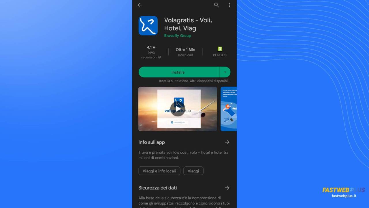 volagratis applicazione