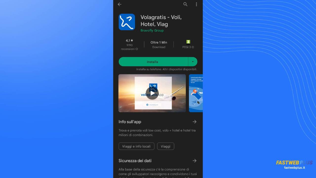 volagratis applicazione