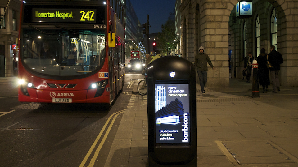 Uno dei bidoni di Londra