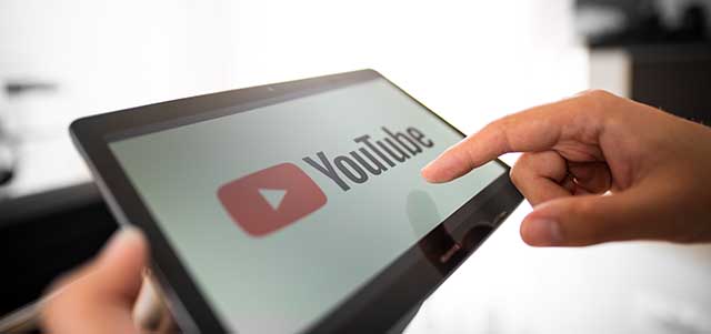 YouTube su tablet