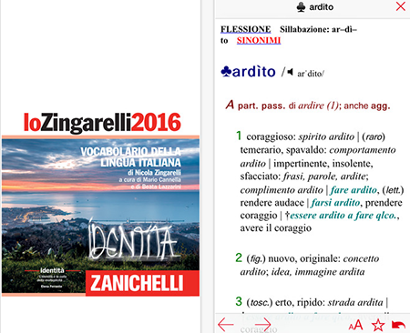 Dizionario di italiano Zanichelli