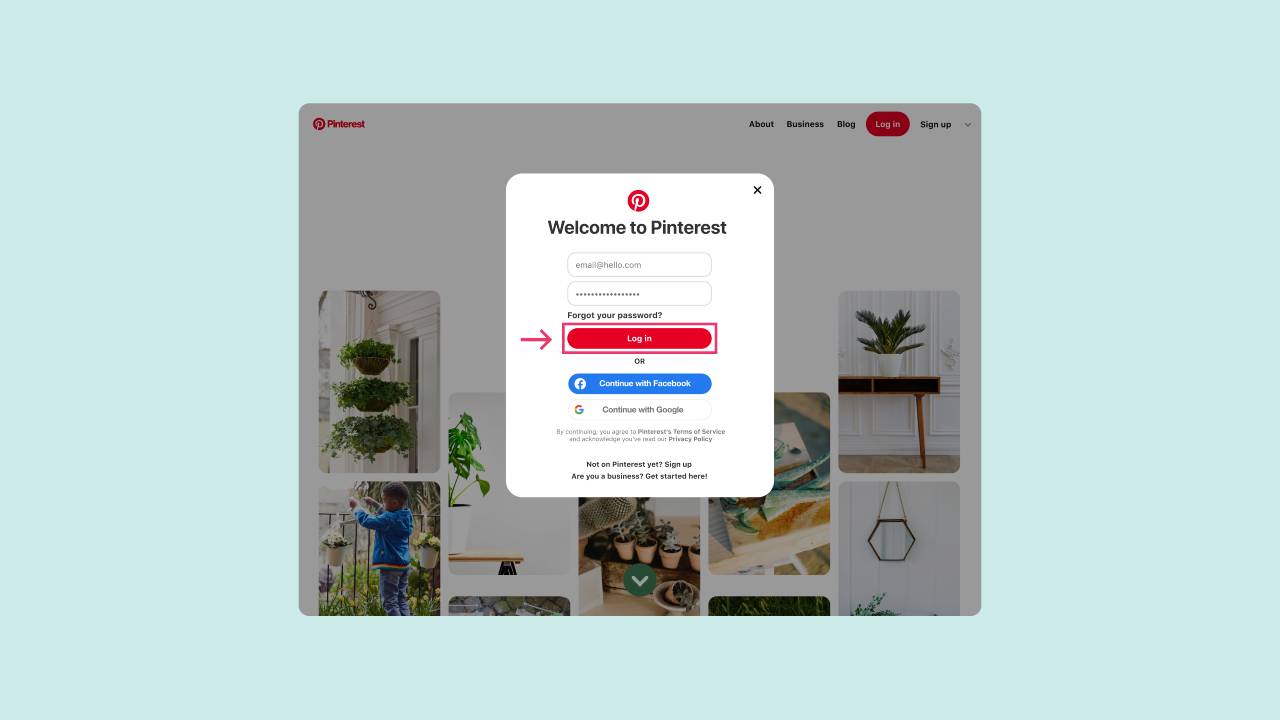 Pinterest Login