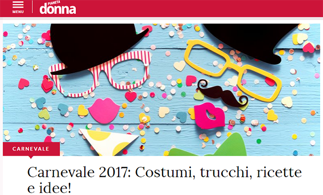 Speciale Carnevale 2017 Pianeta donna