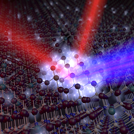 Rendering del metamateriale utilizzato dalla Purdue University