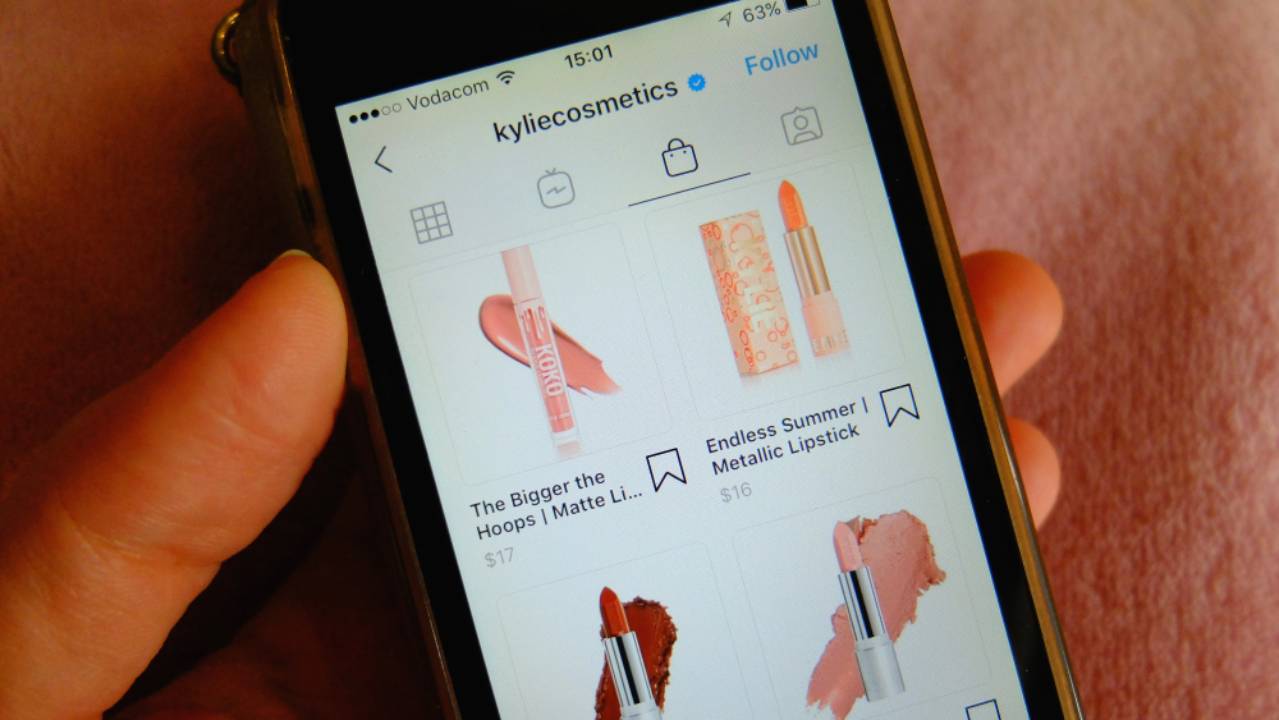 sezione di Instagram Shopping