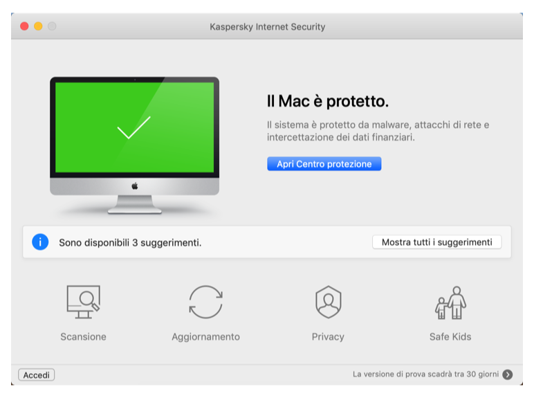 Kaspersky per Mac